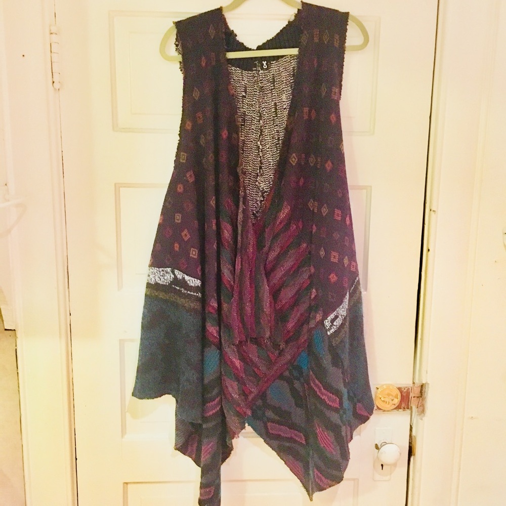 Urban Outfitters Long Tapered Knitted Vest